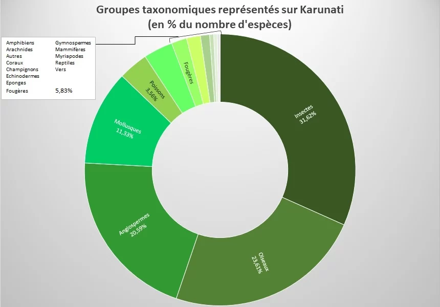 Roue taxons sur Karunati